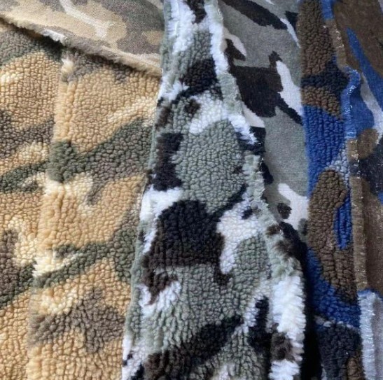 100% POLYESTER SHERPA AOP